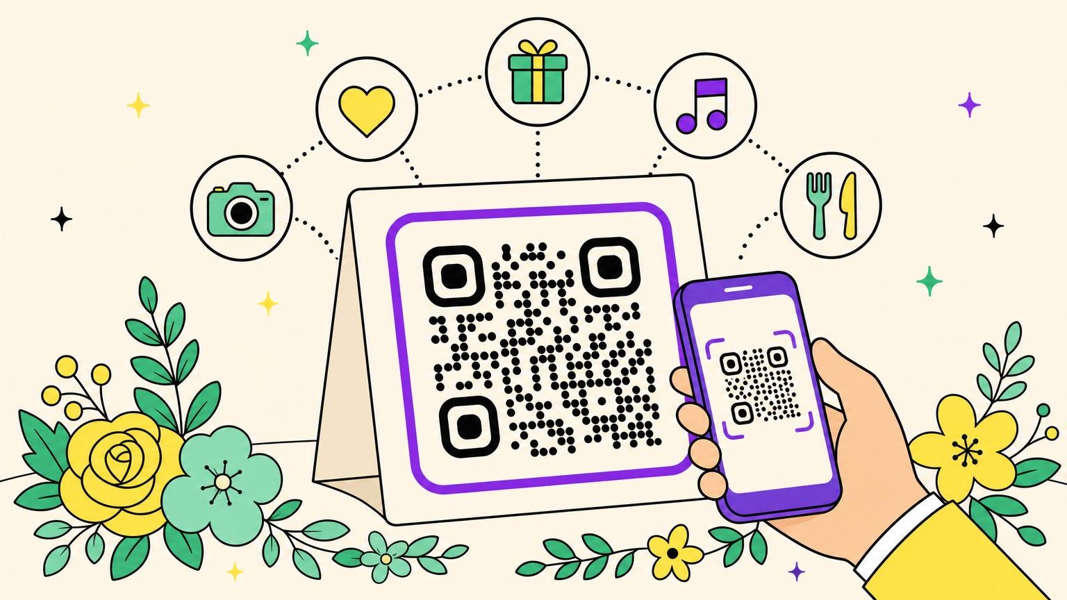 6 Wedding QR Code Ideas That Do More Than Photos