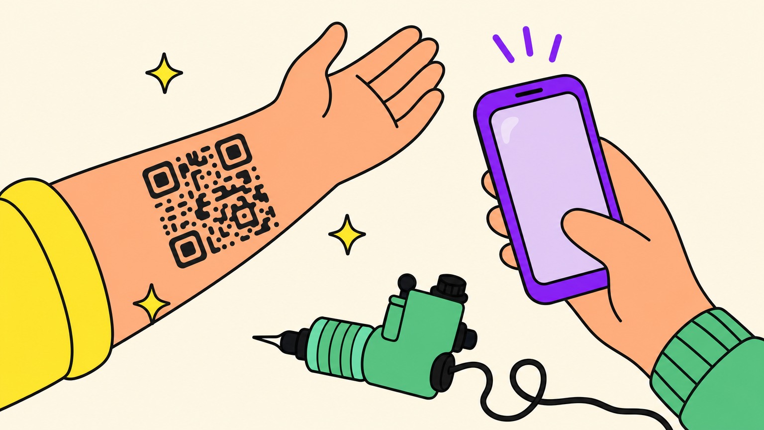 Tatuaje de código QR: ¿seguirá escaneándose en diez años?