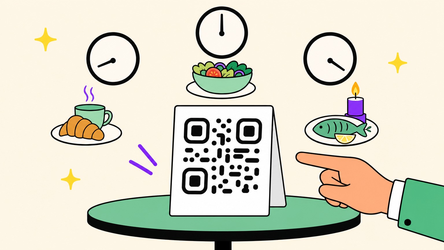 Time-Based QR Codes: Can One Code Serve Breakfast, Lunch and Dinner?